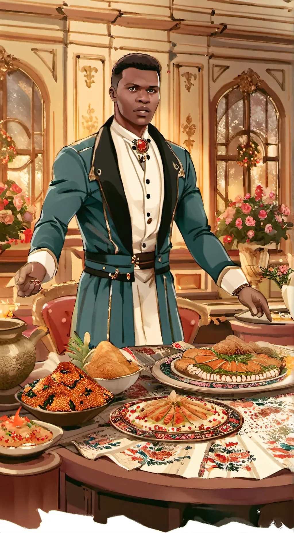 ai character: Franklin background