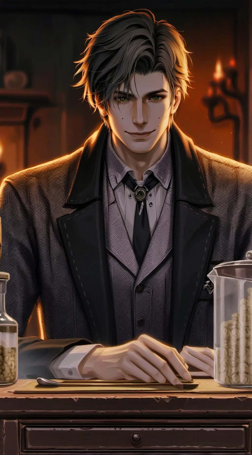 ai character: Max background