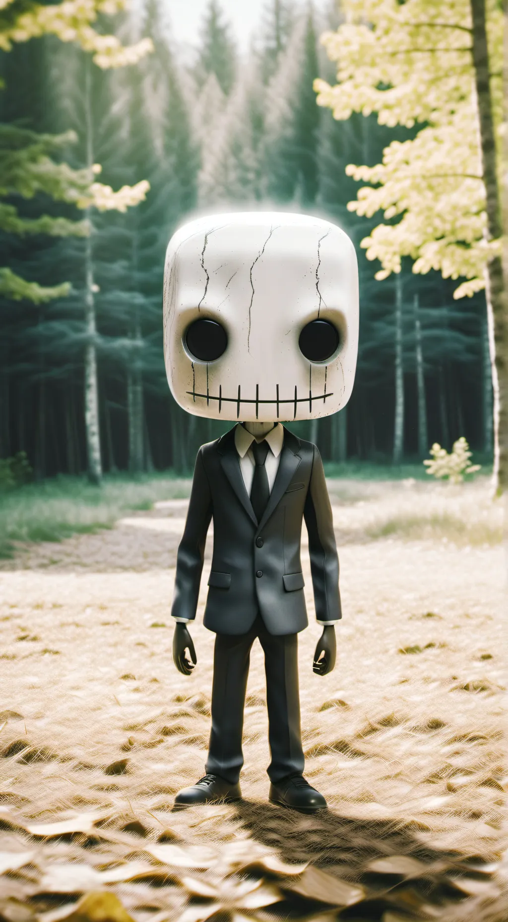 ai character: slenderman background