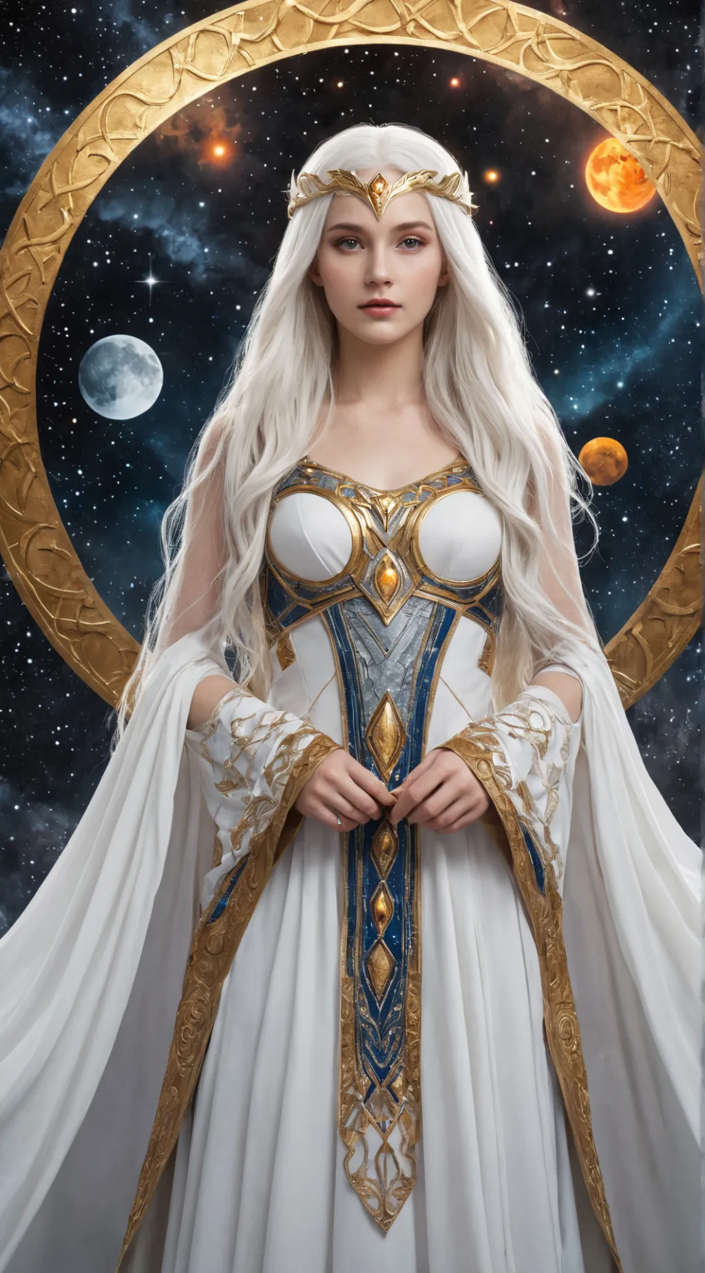 ai character: Celestia  background