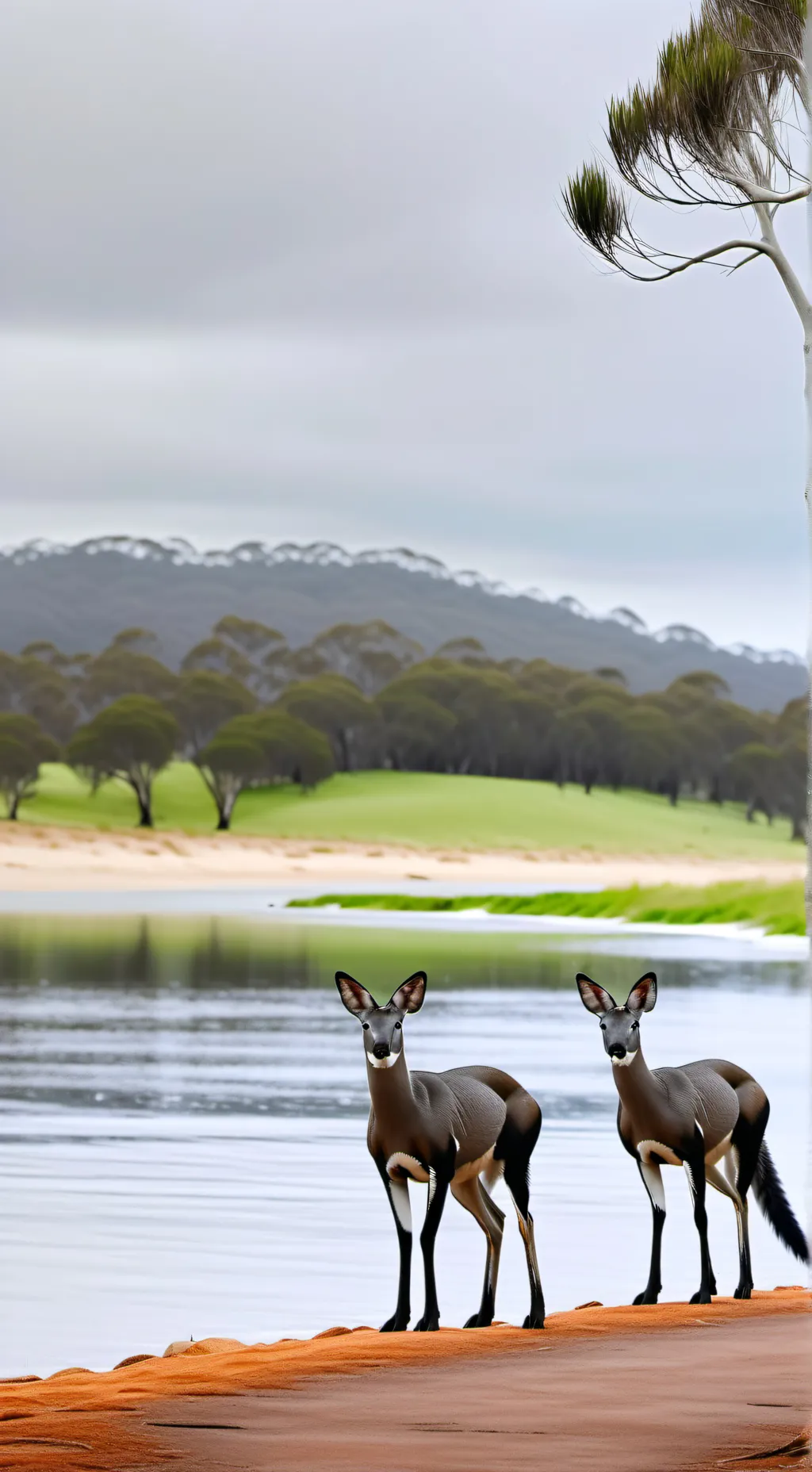 ai character: Perth Australia  background