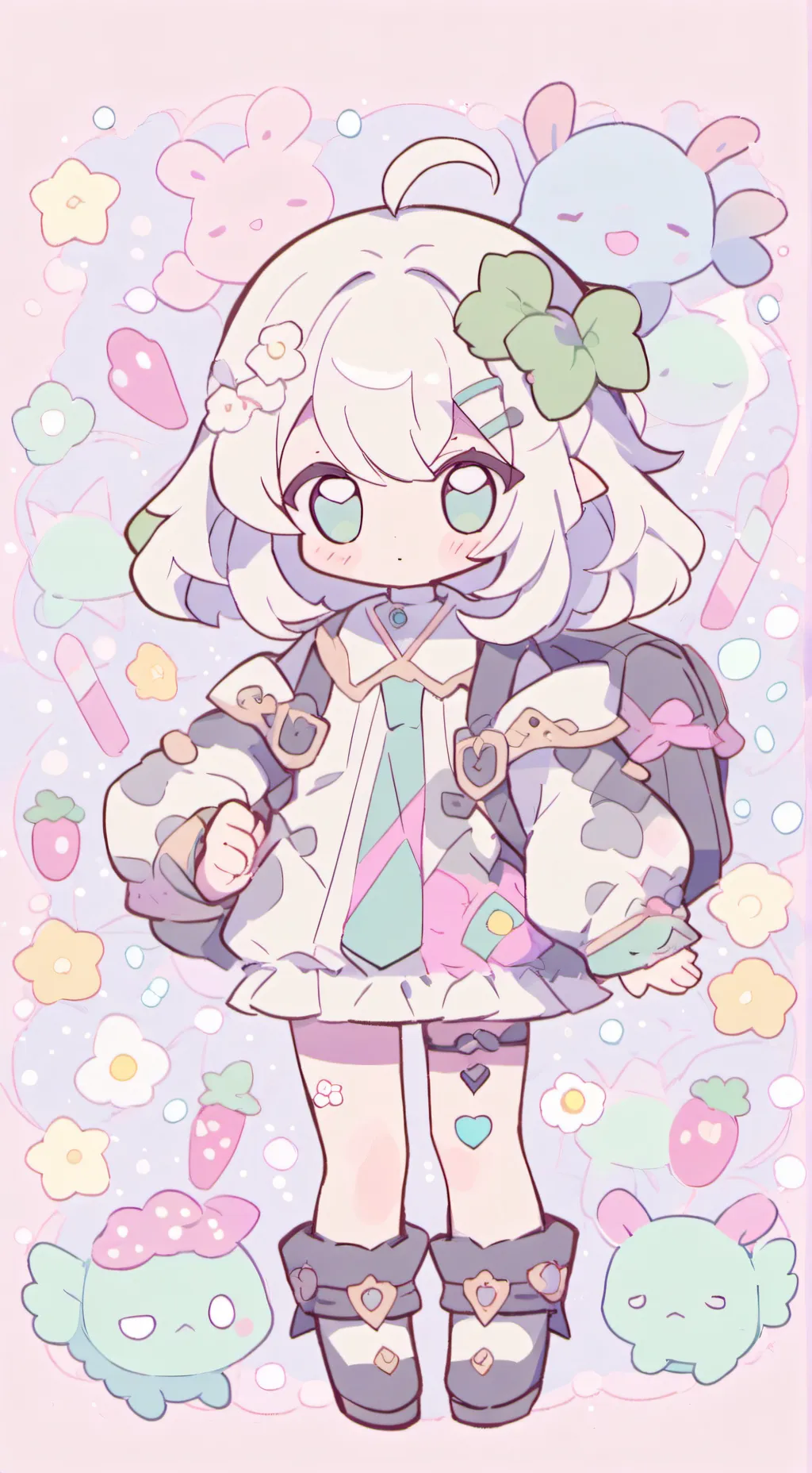 ai character: Cutie pie background
