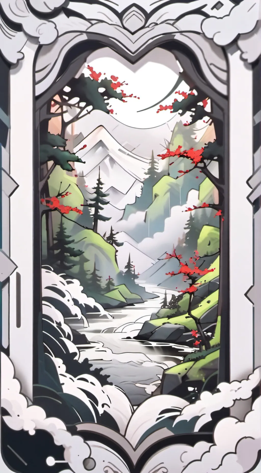 ai character: test background