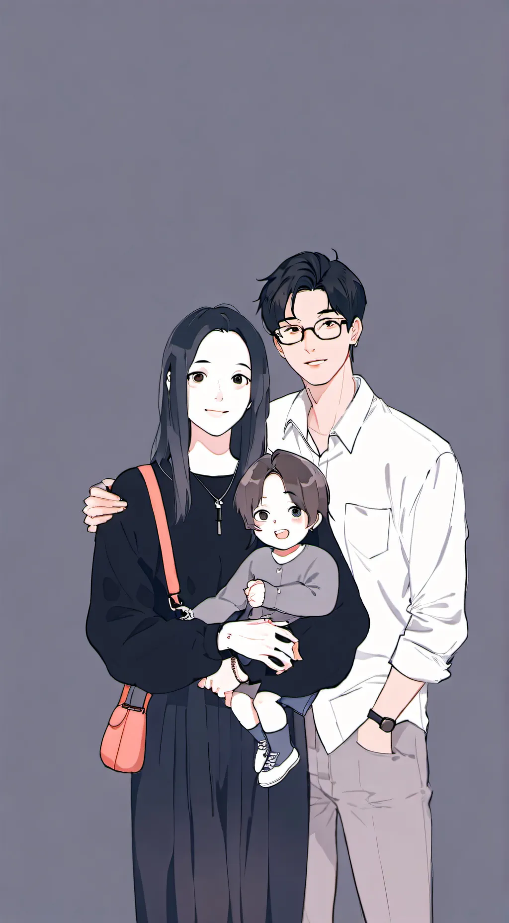 ai character: family forget background