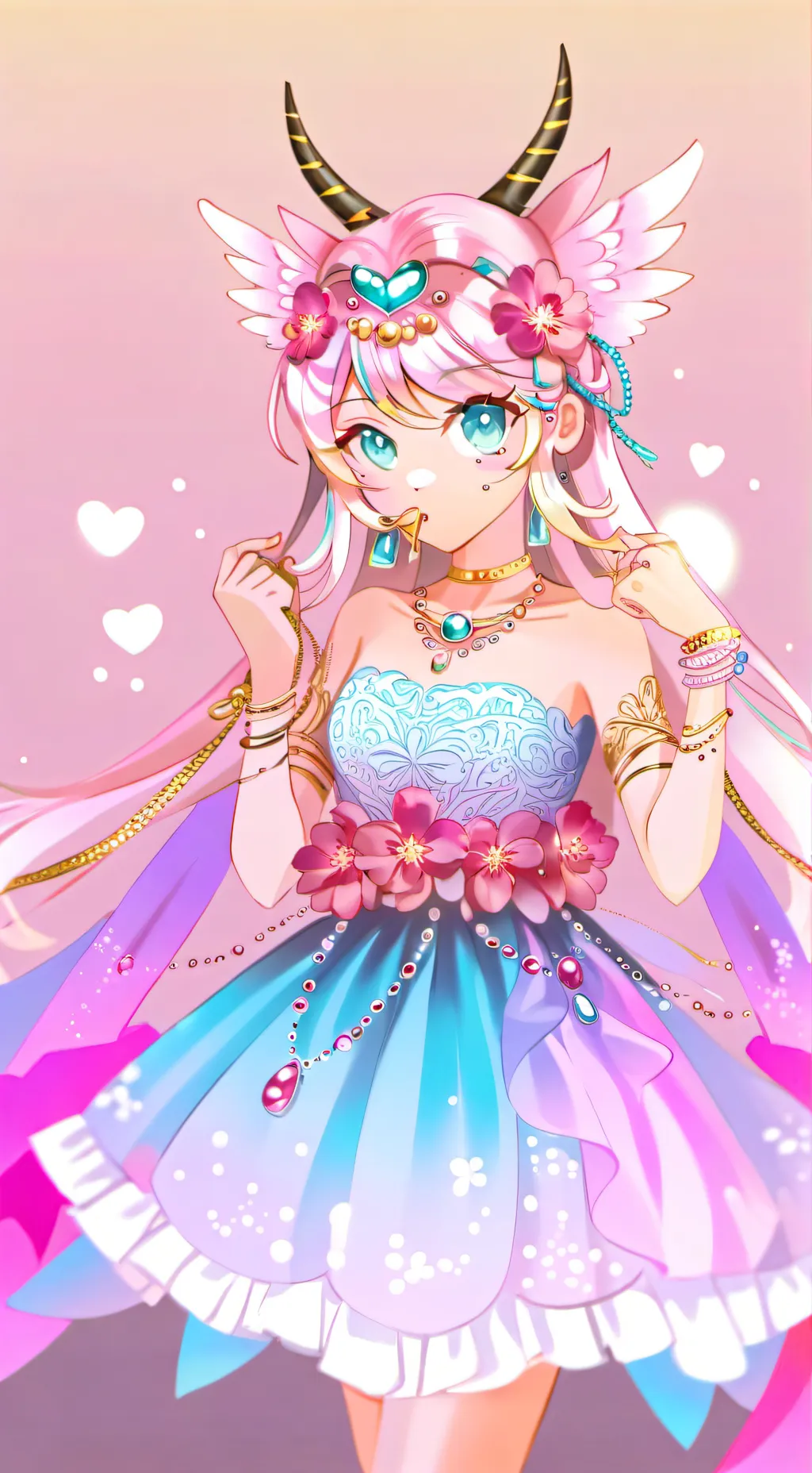 ai character: baby cupid 2 background