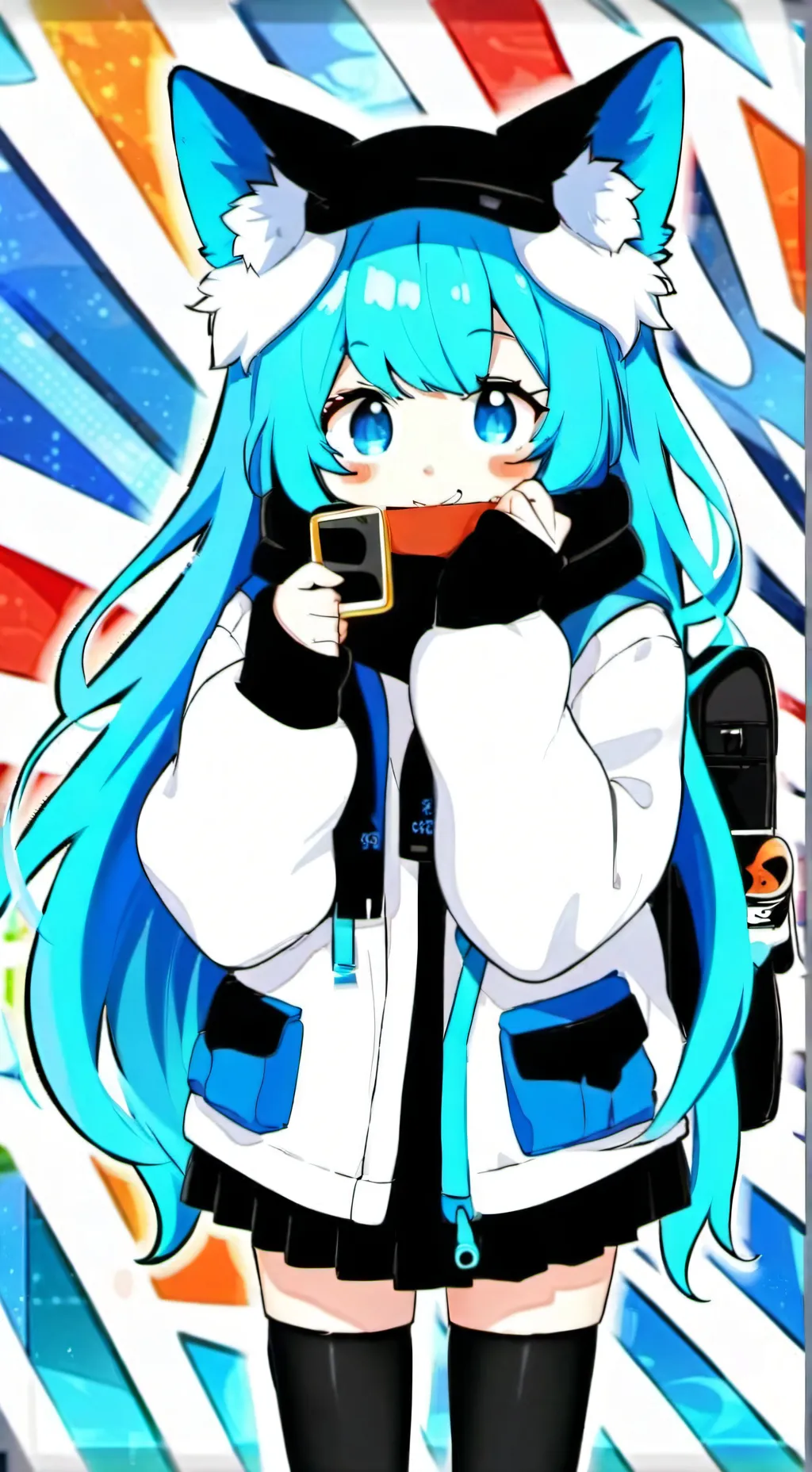 ai character: fuffy girl background