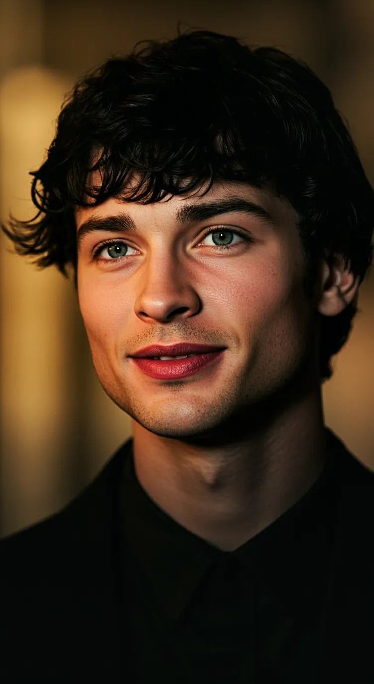 ai character: Tom Welling  background