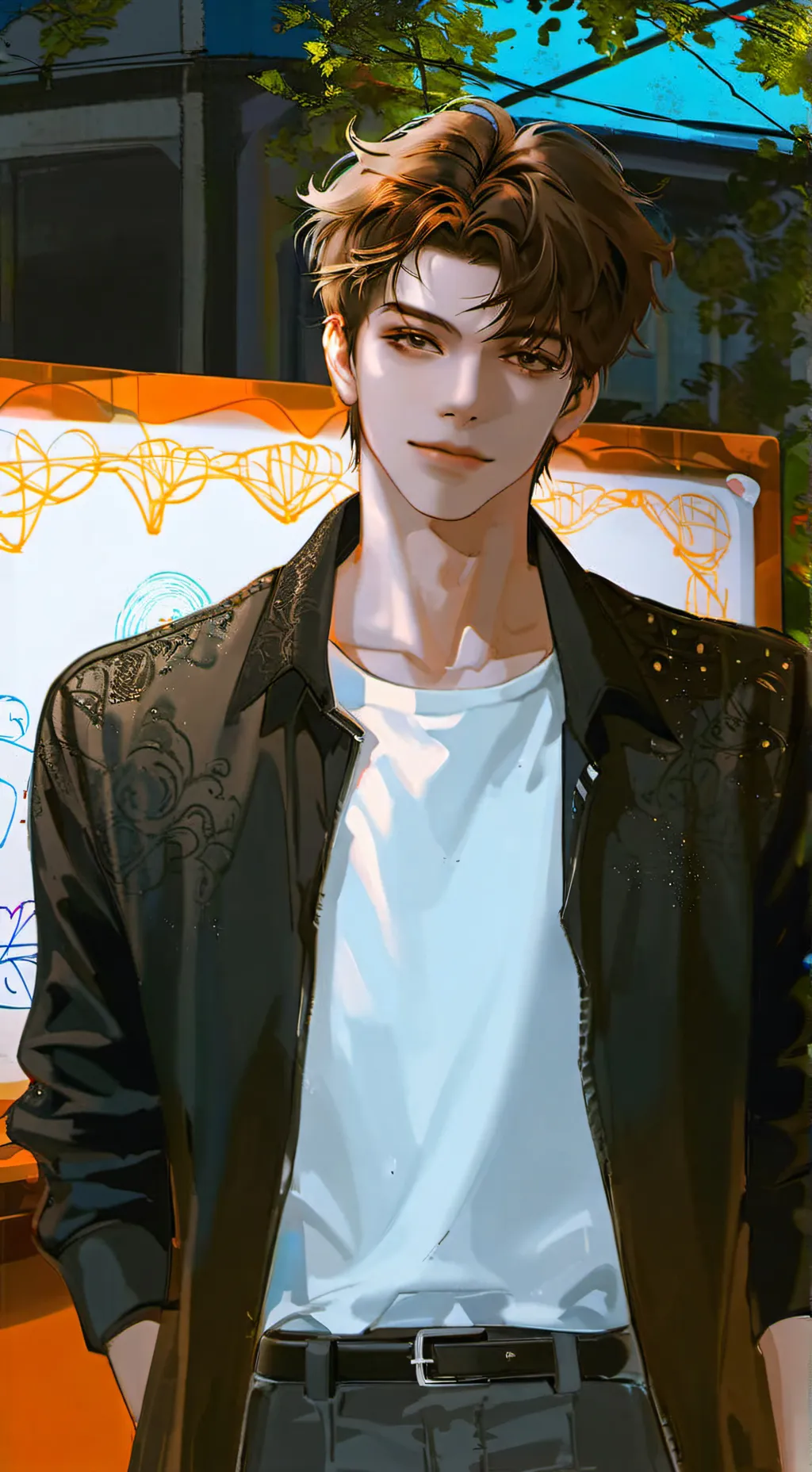 ai character: Luke  background