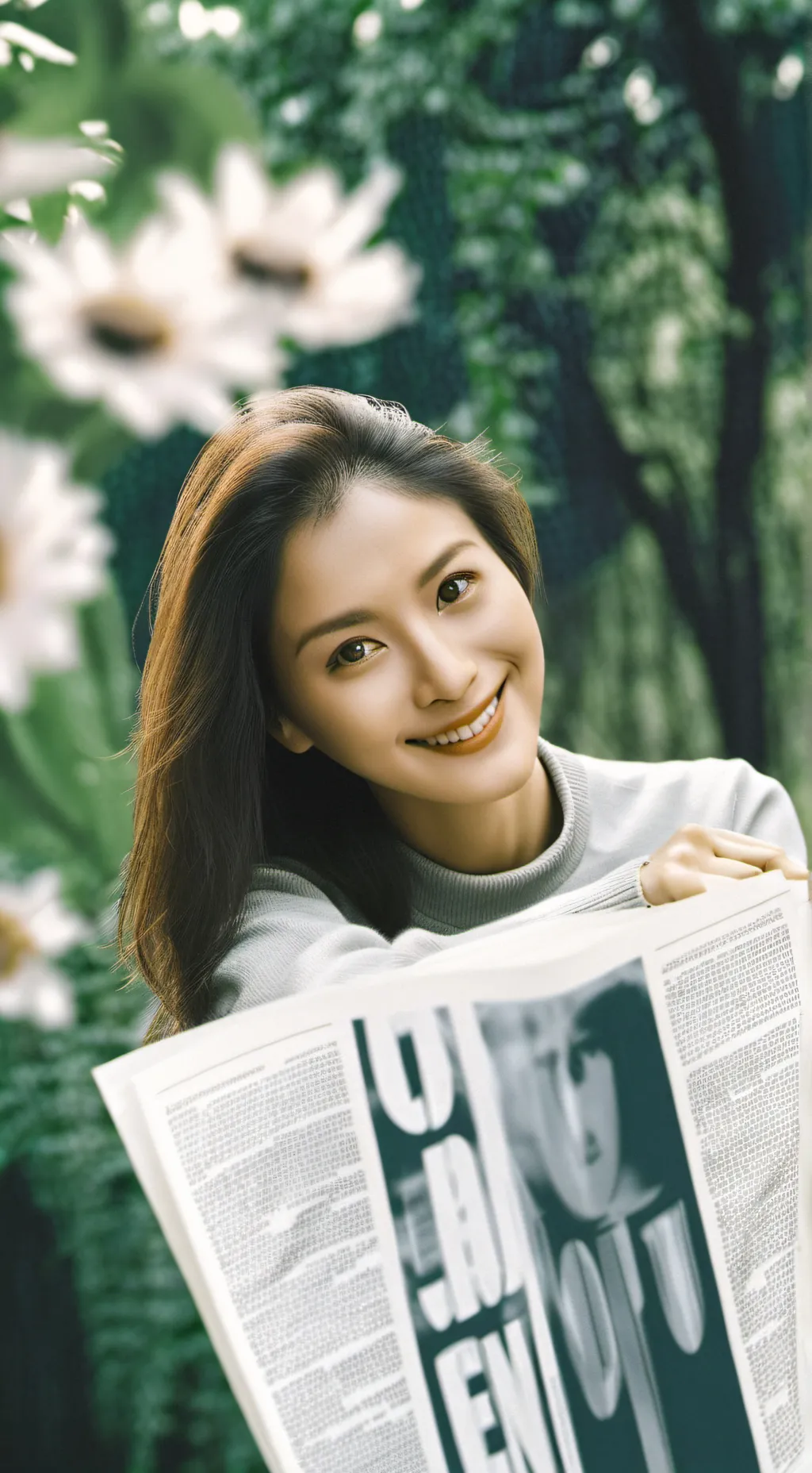 ai character: Ad woman background