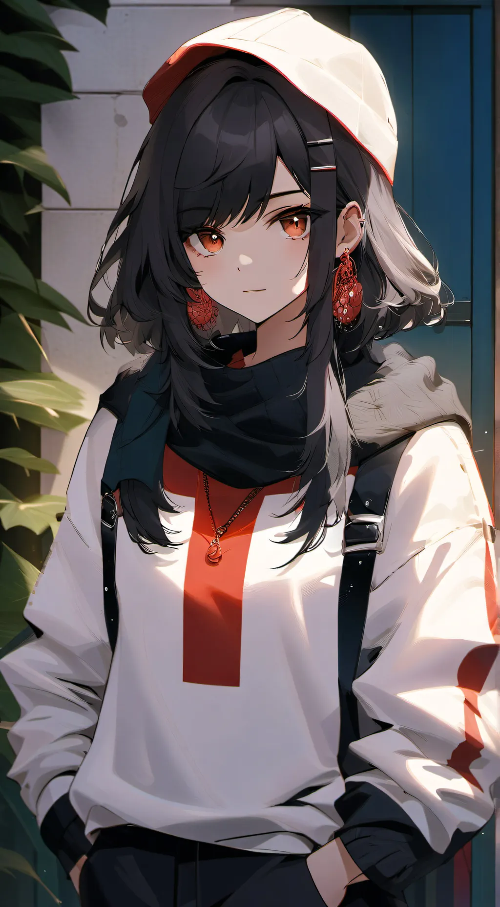 ai character: Martina  background