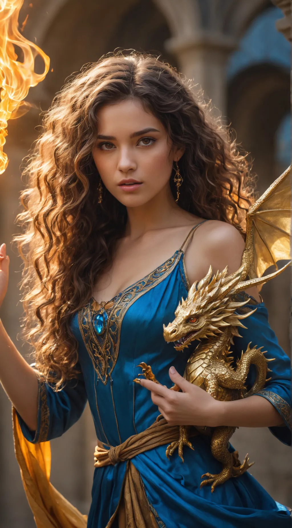 ai character: Bloom background