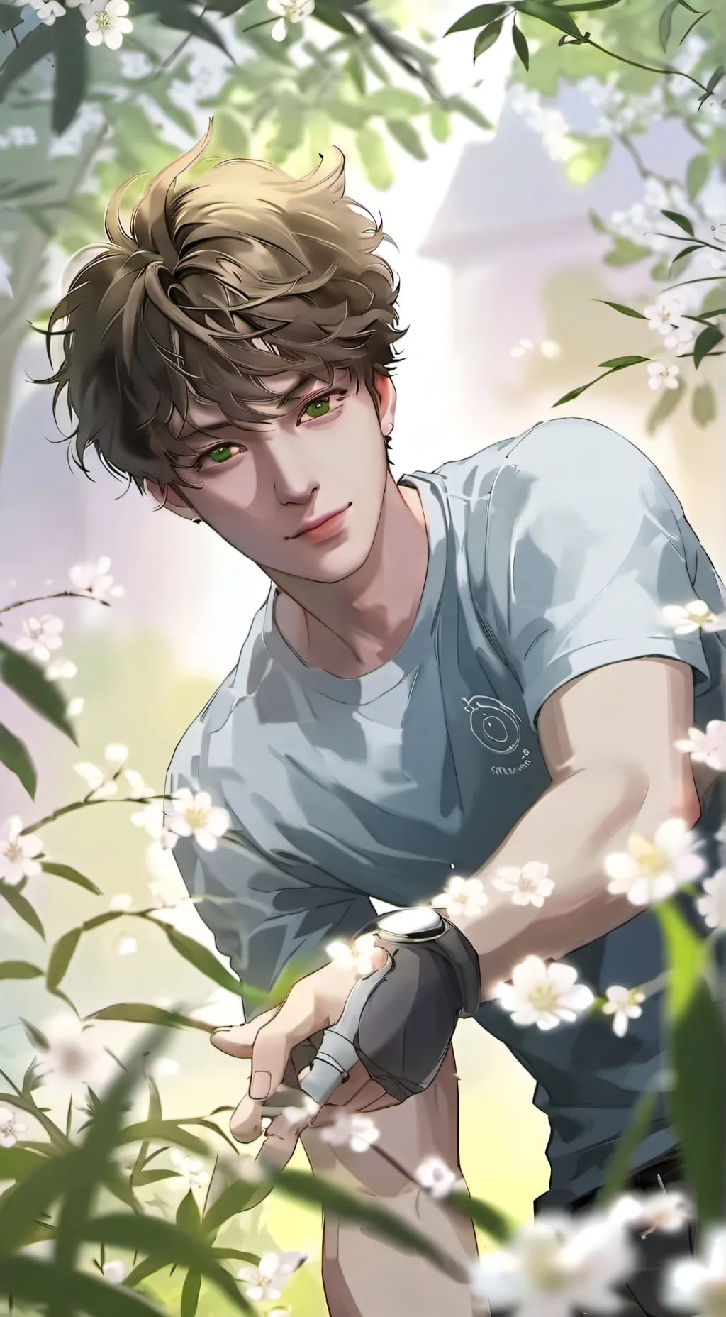 ai character: Elliot  background