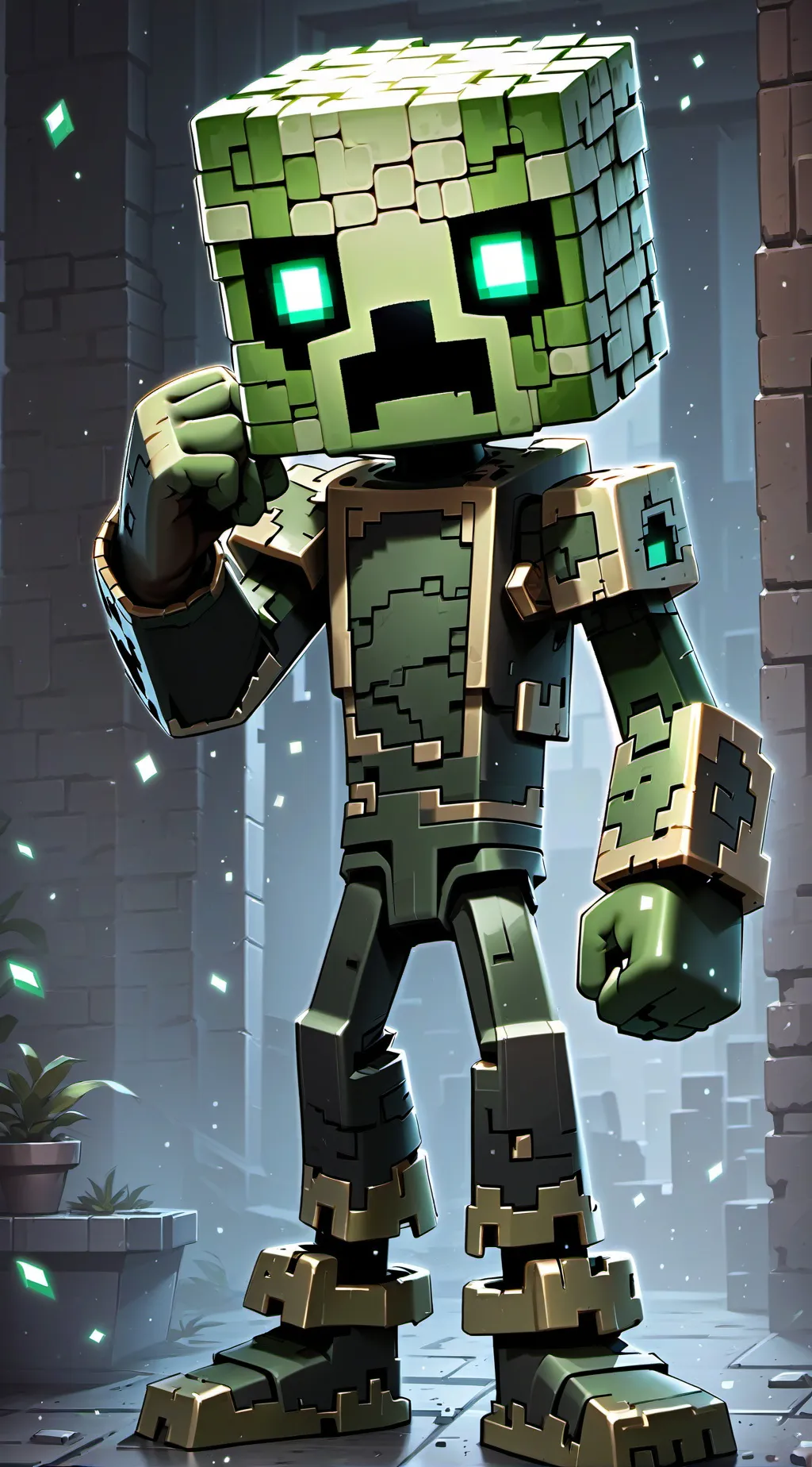 ai character: Homem-creeper background