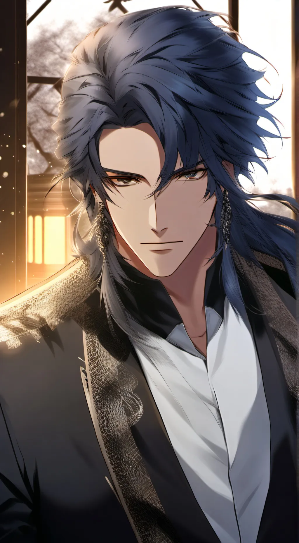 ai character: Damien  background