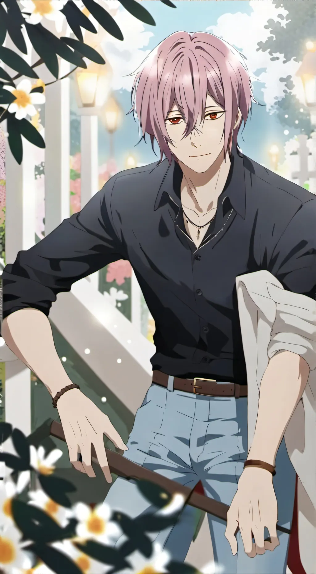 ai character: Мура background