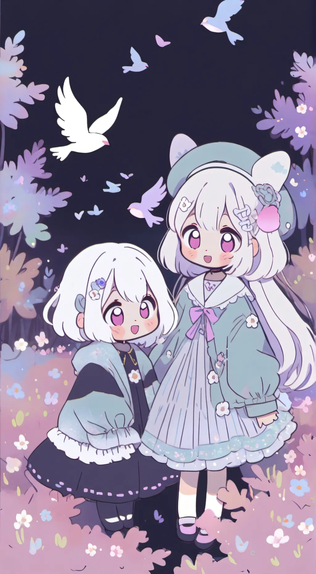 ai character: emojicat background