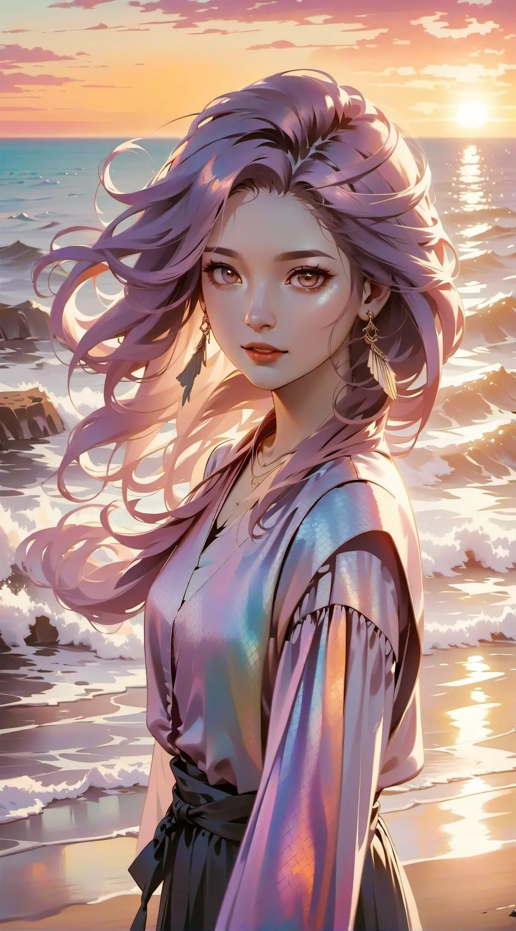 ai character: Rin background