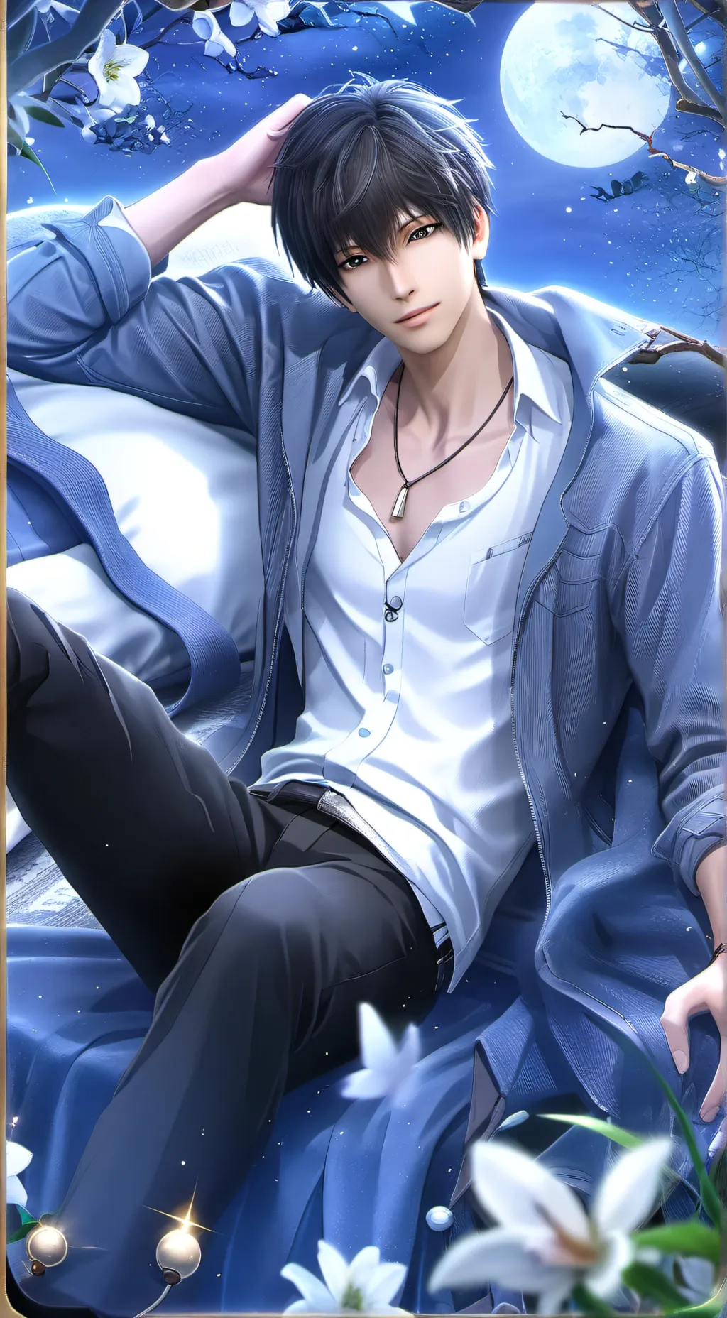 ai character: James the Bed Flotter background