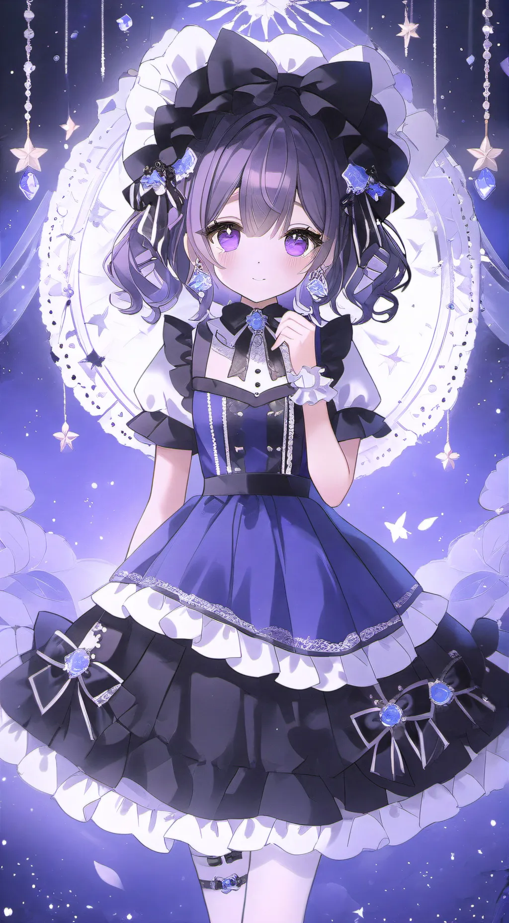 ai character: Luna background