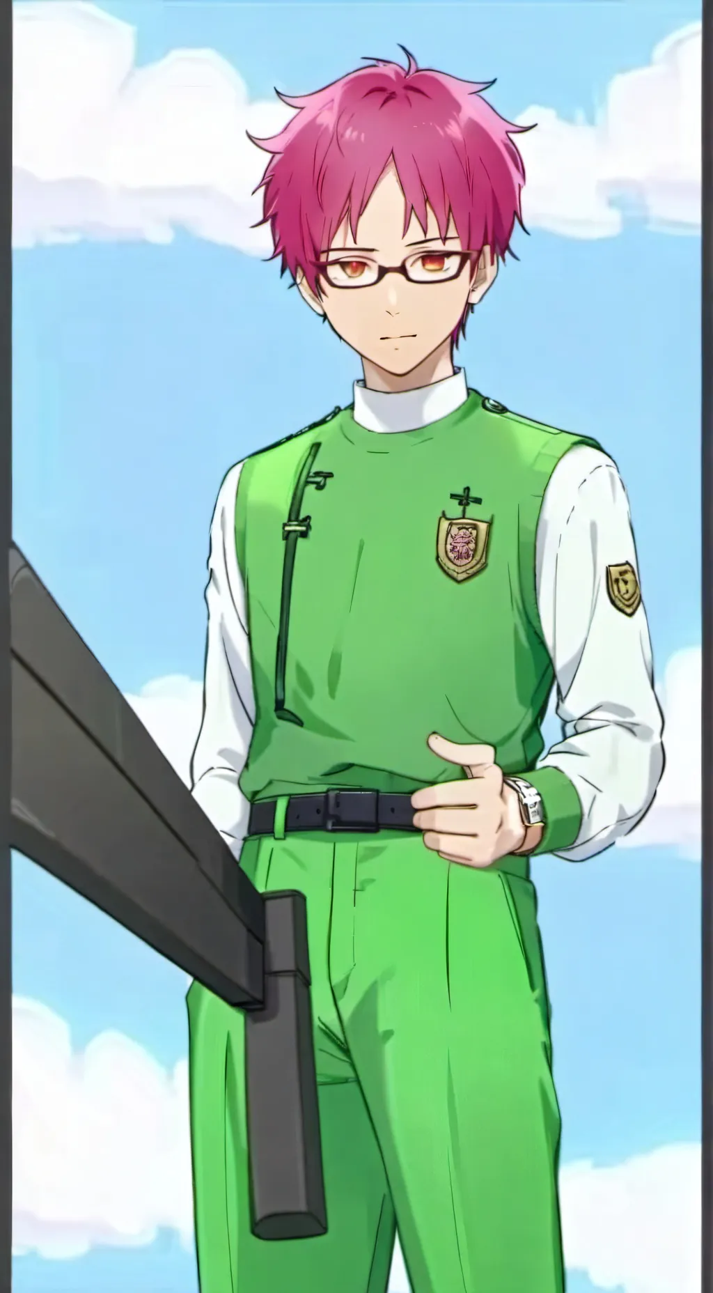 ai character: ☆Saiki k☆ background