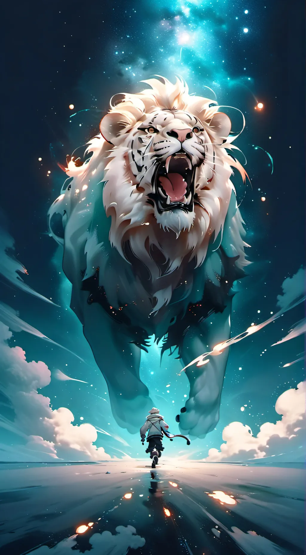 ai character: Leo background