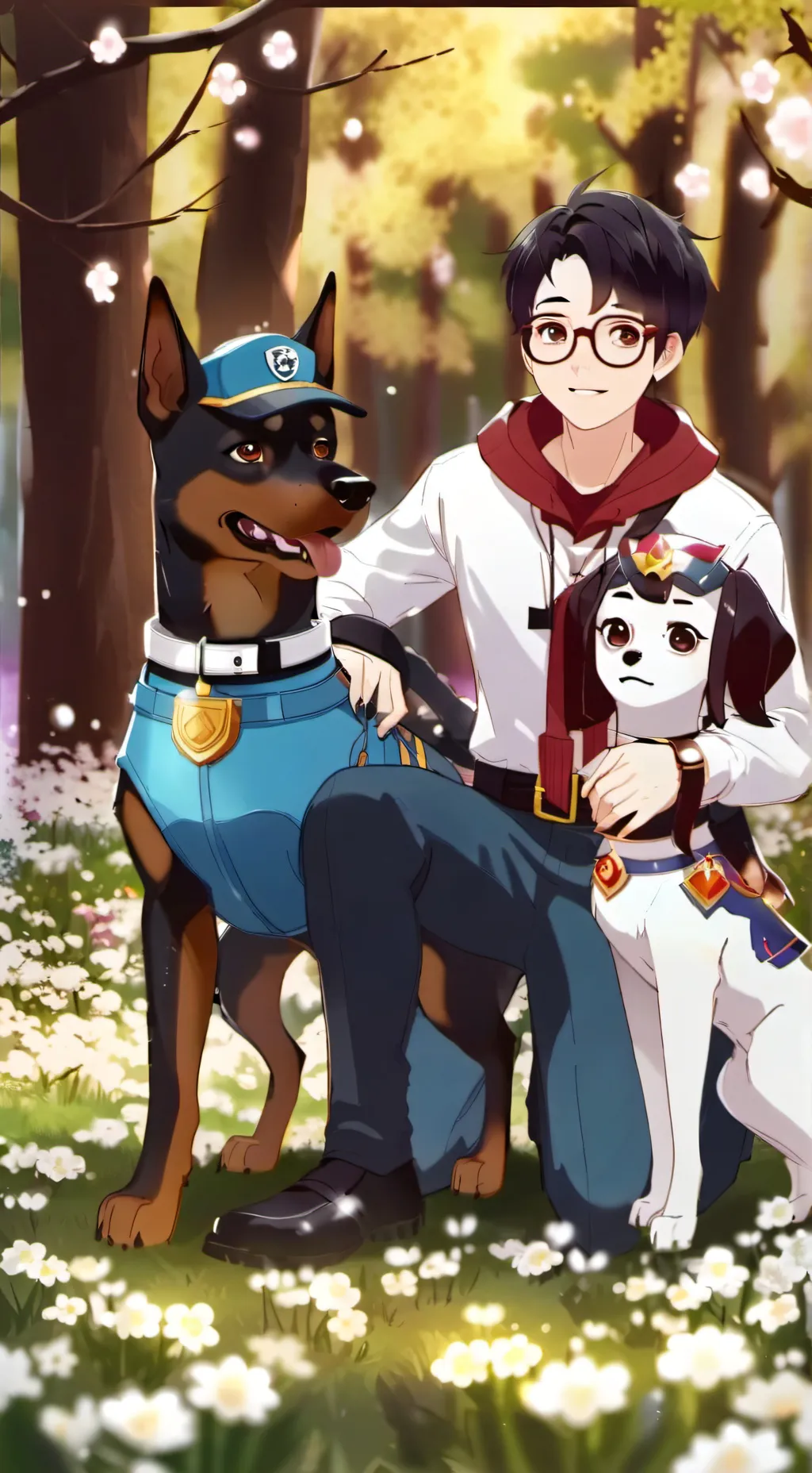 ai character: paw patrol background