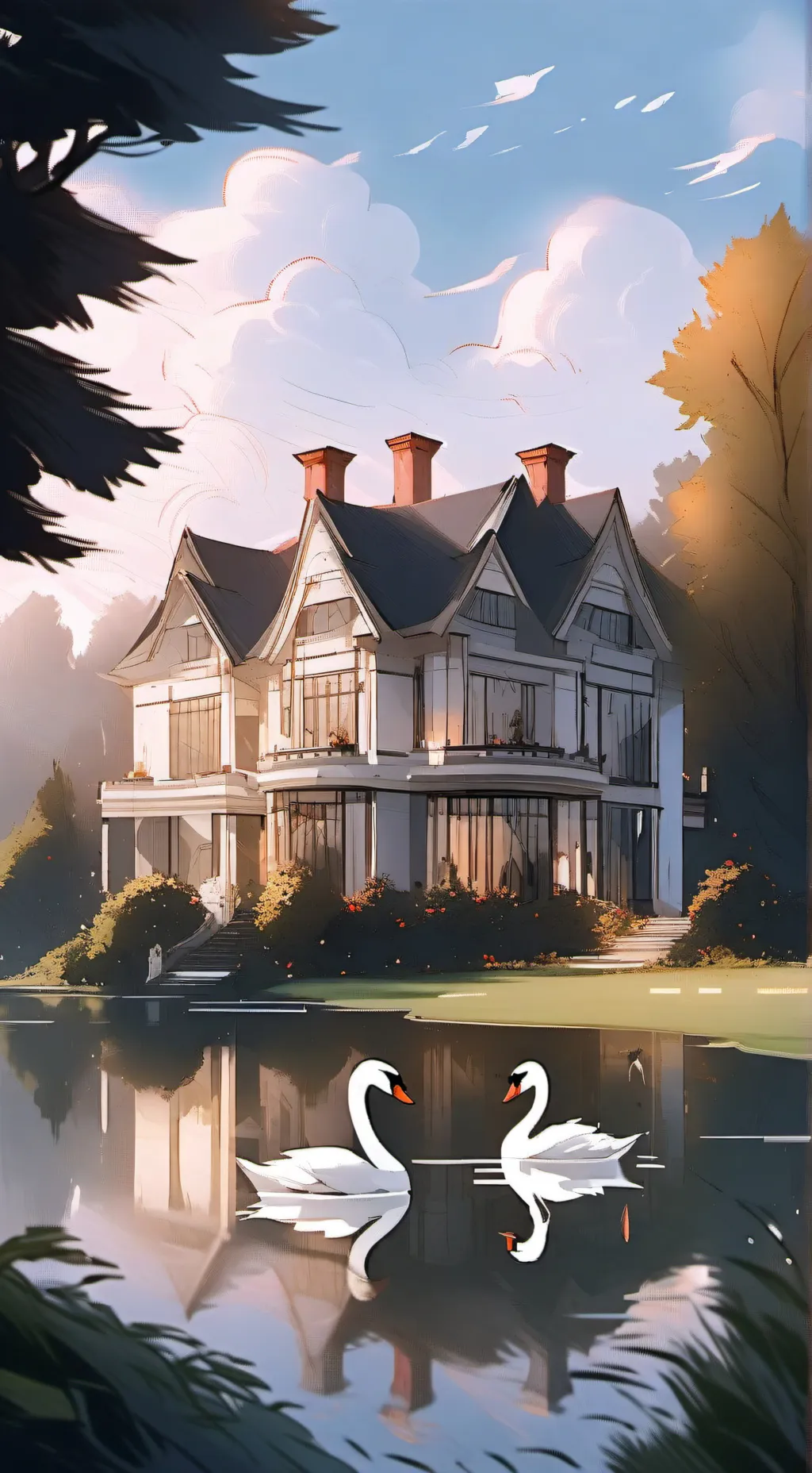 ai character: Figured House  background