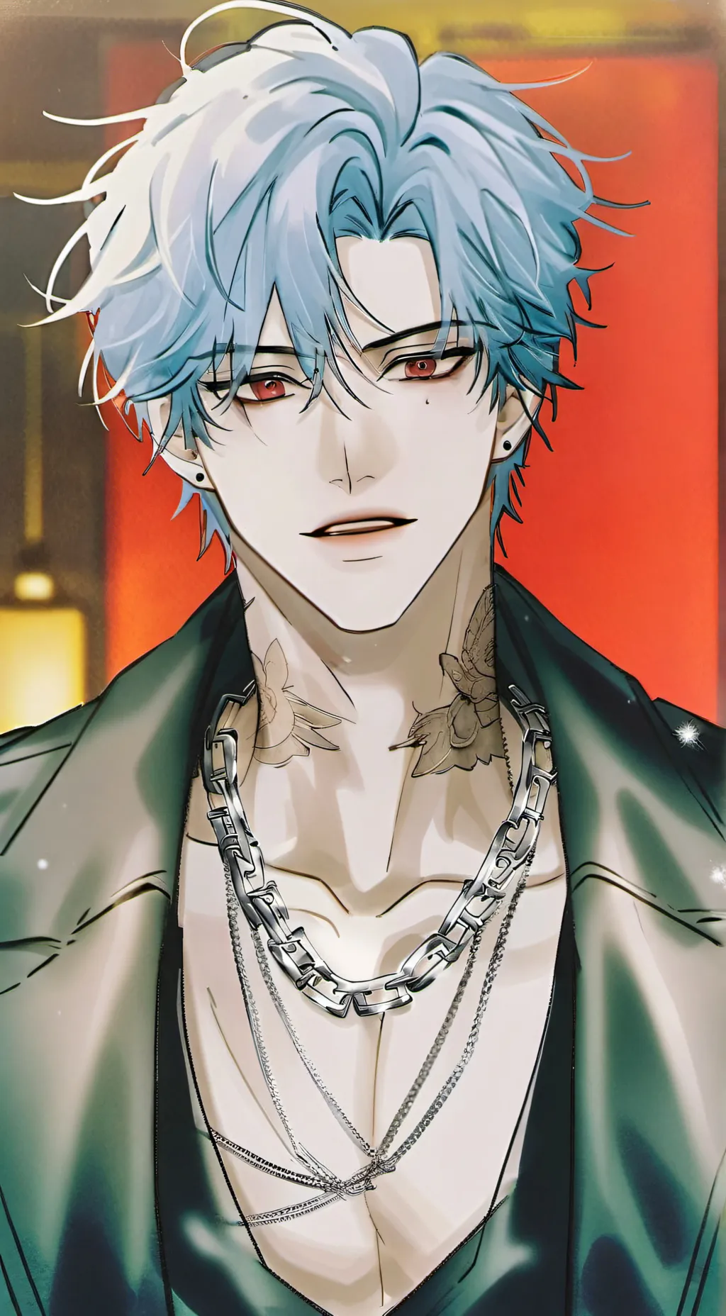 ai character: ⚠️Damien🕶 background