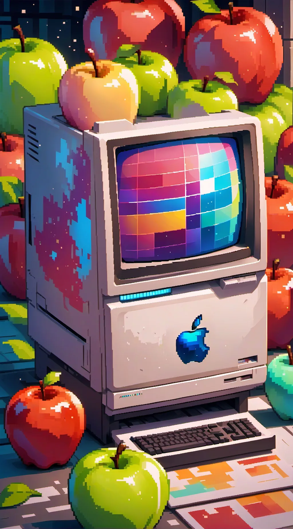 ai character: Macintosh background