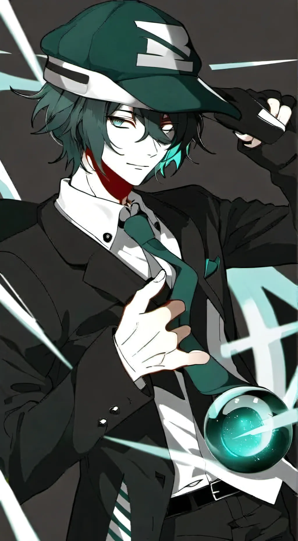 ai character: mephiles the Dark background