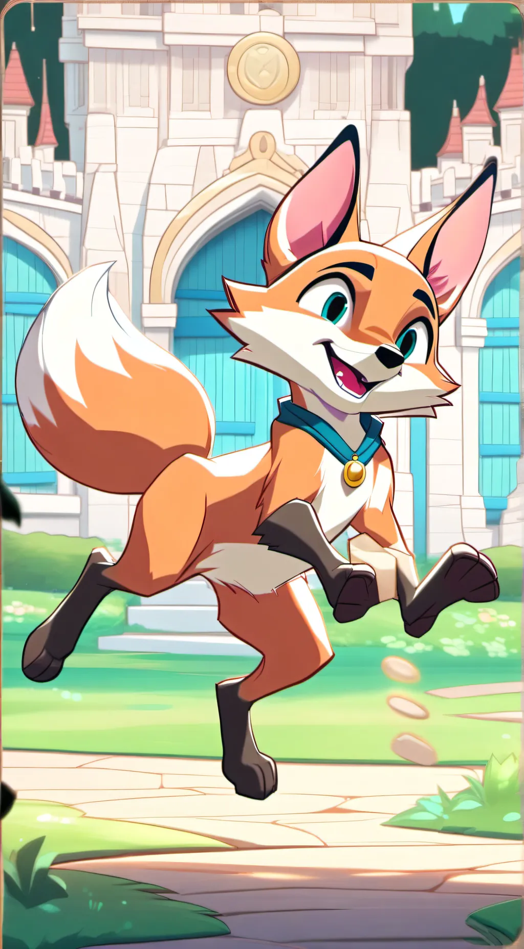 ai character: Fox taggers background