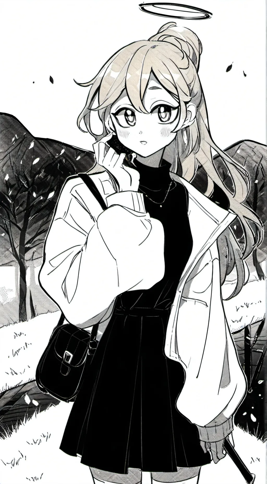 ai character: ash background