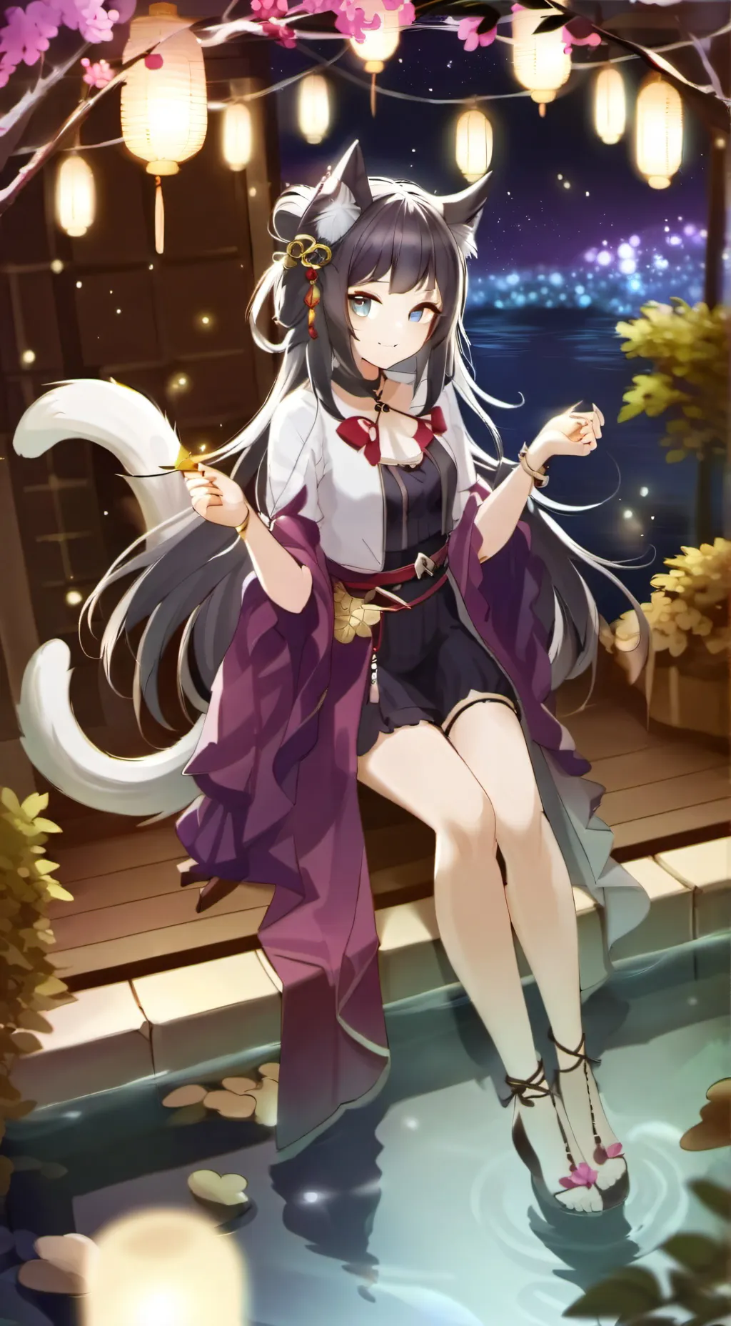 ai character: leya  background