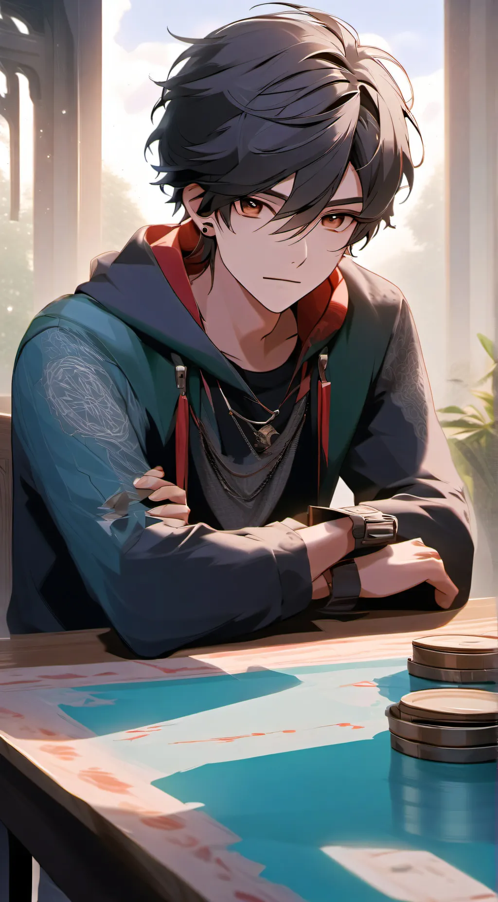 ai character: Marcus background