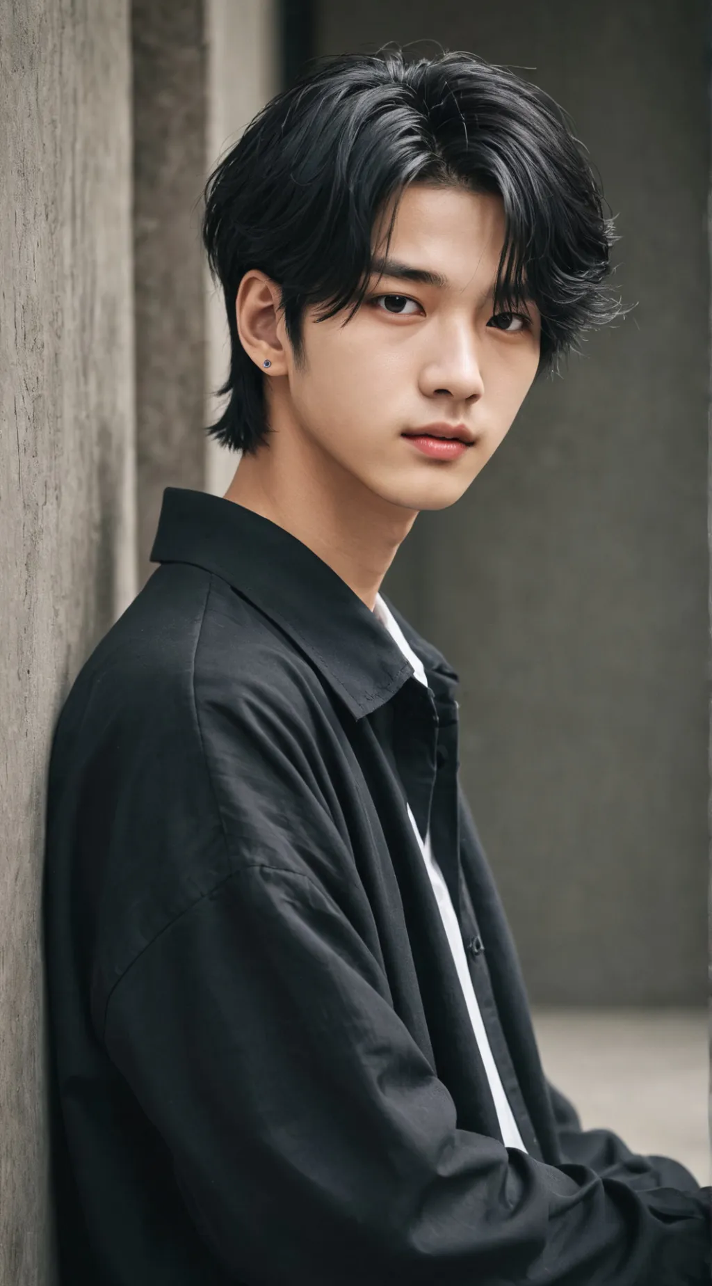 ai character: 💖Han💖 background