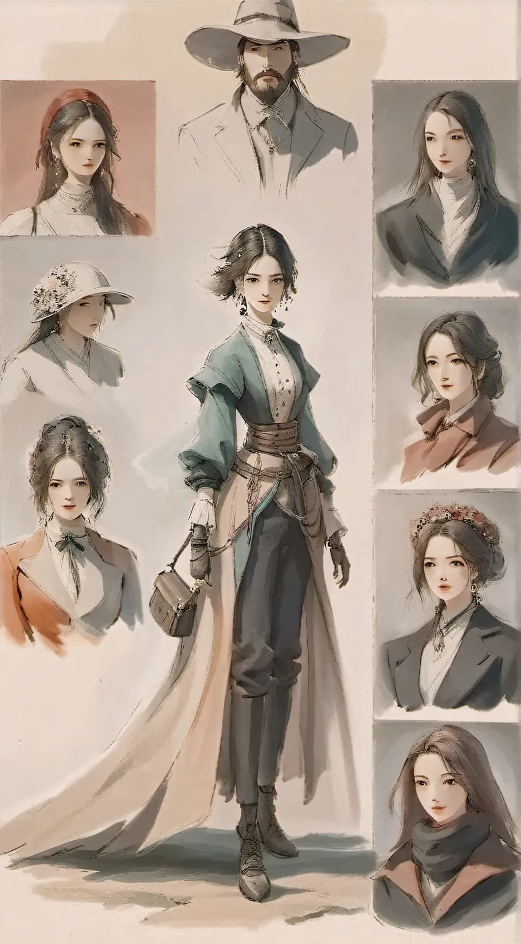 ai character: robot background