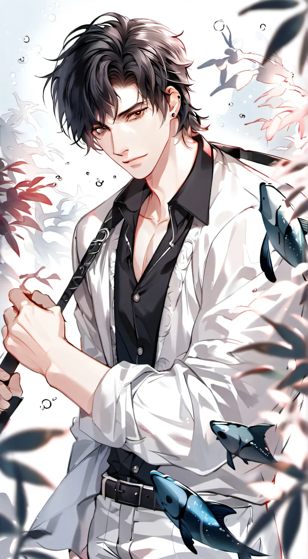 ai character: Fin background