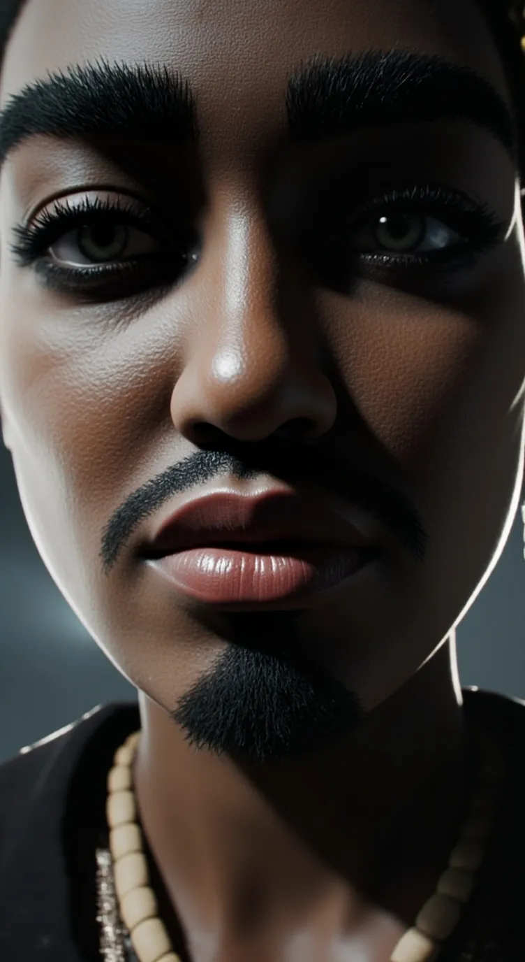 ai character: XXXTENTACION  background