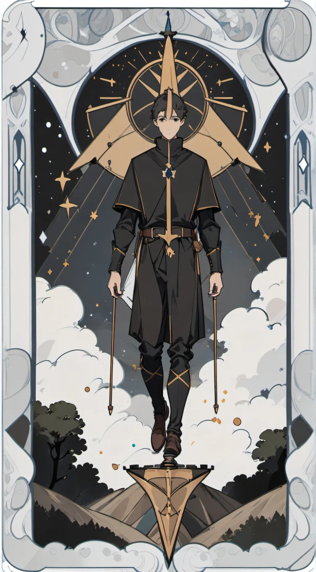 ai character: milan background