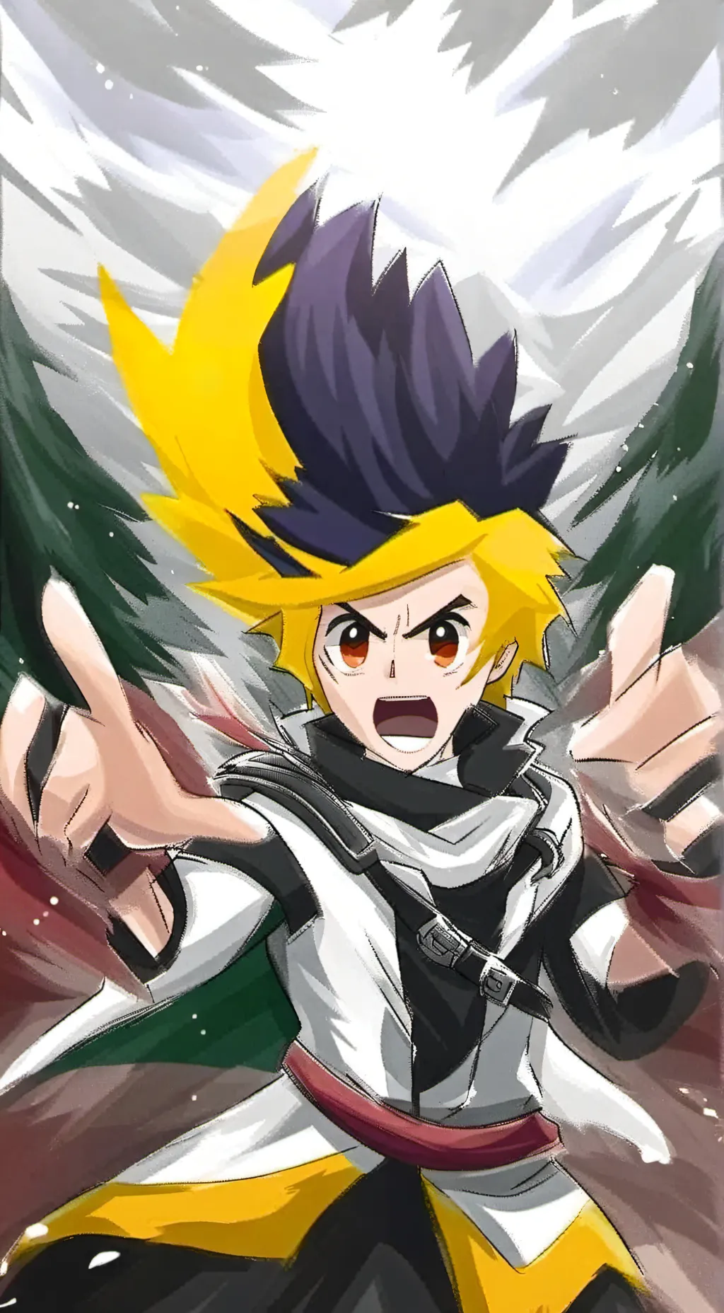 ai character: persona 3 hotel  background