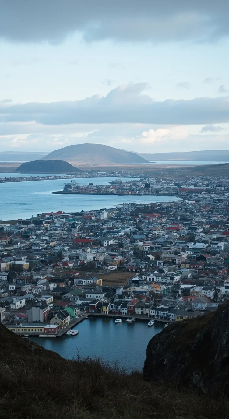 ai character: Reykjavik Iceland  background