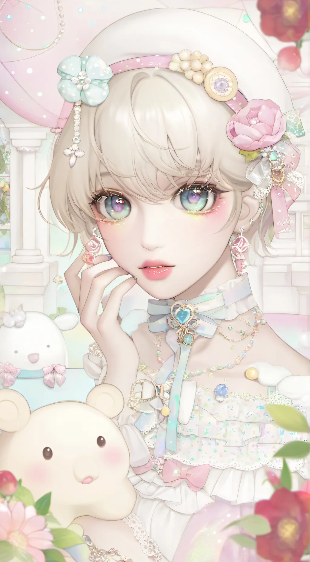 ai character: rosita  background