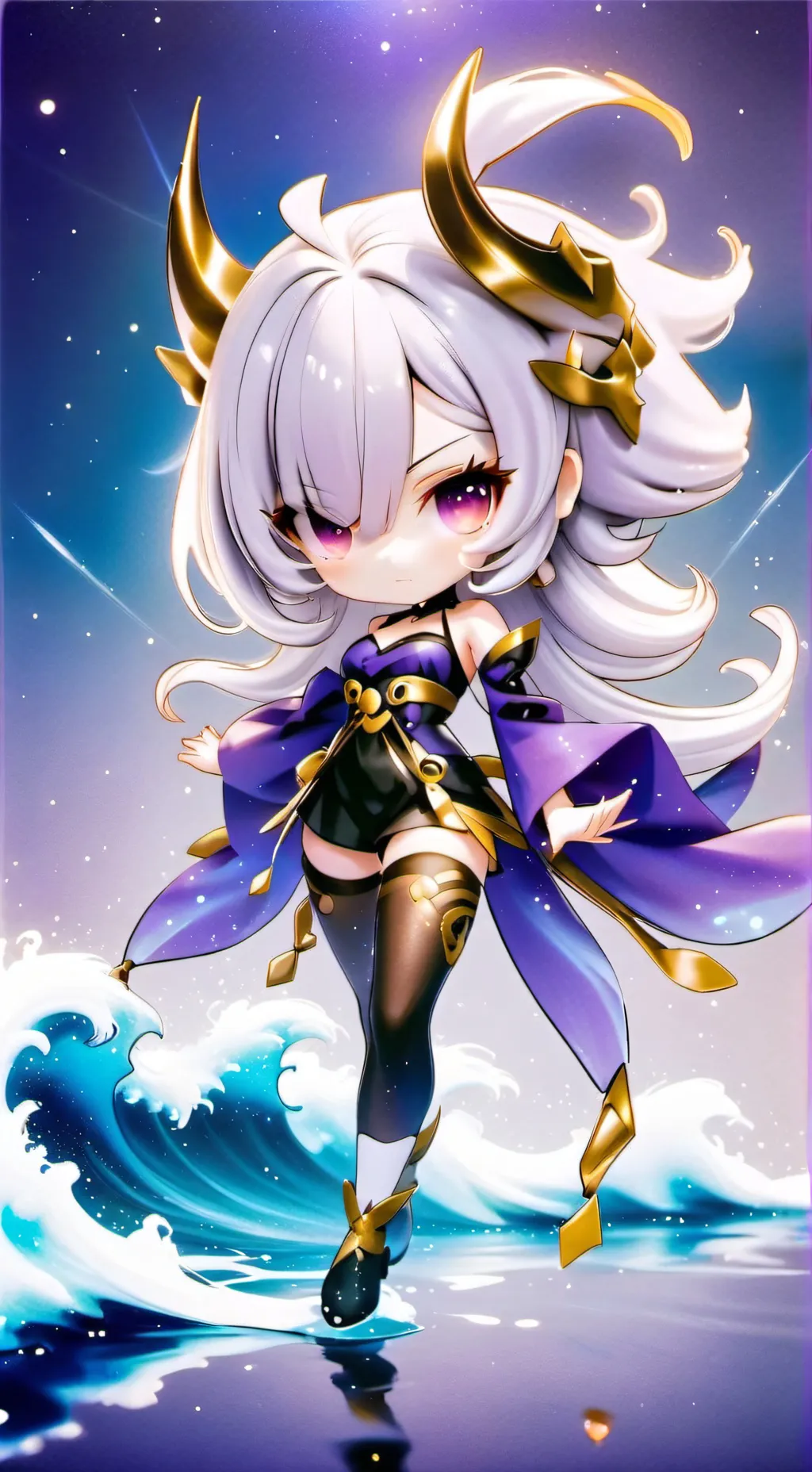 ai character: Summer  background