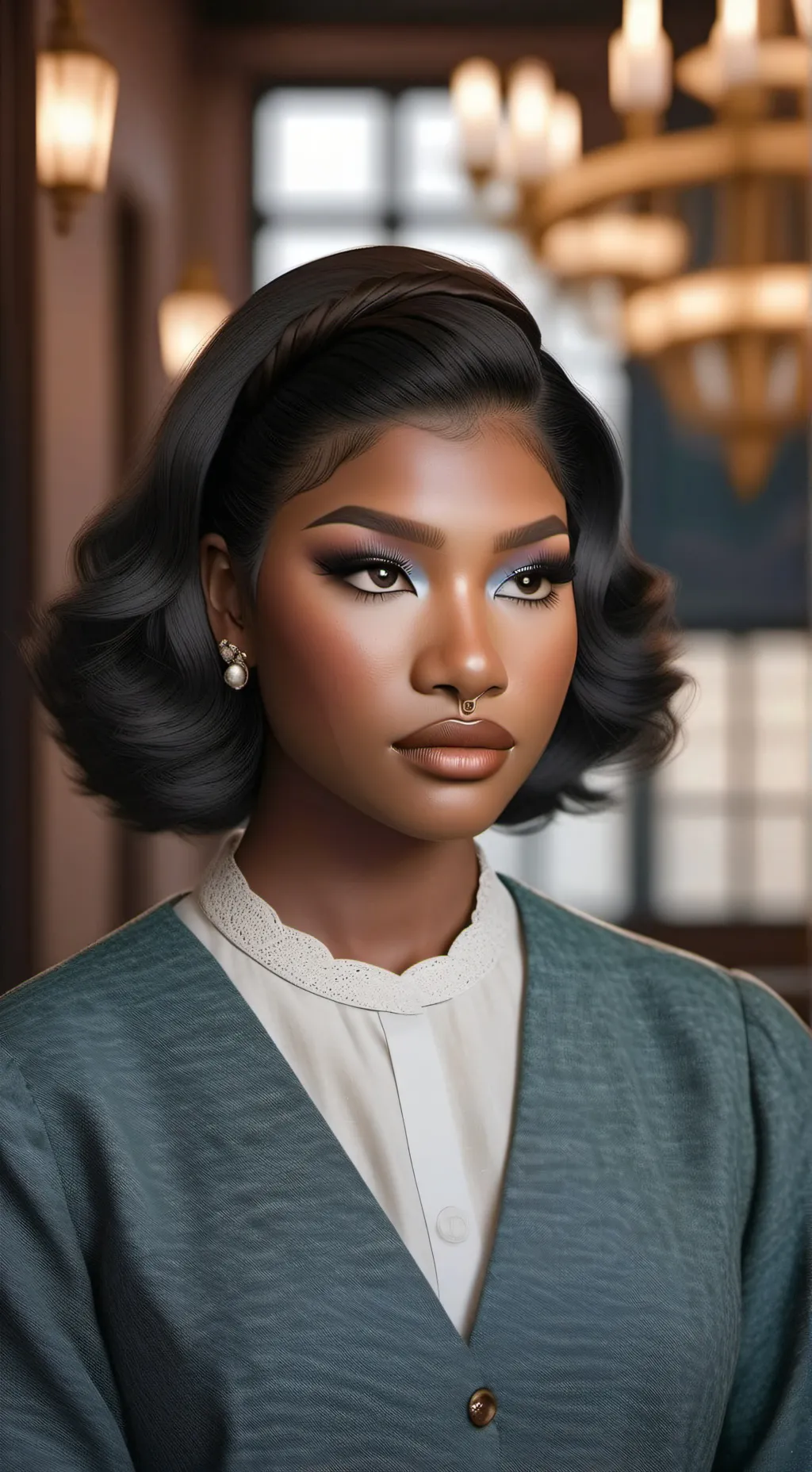 ai character: Brittany Dubois  background