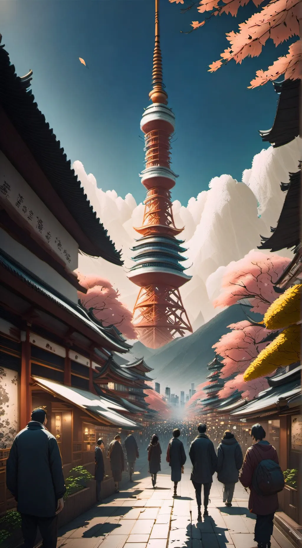 ai character: school flied trip  background