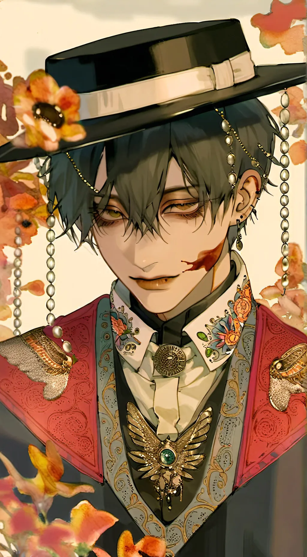 ai character:  * • ∆ Levi ∆ • * background