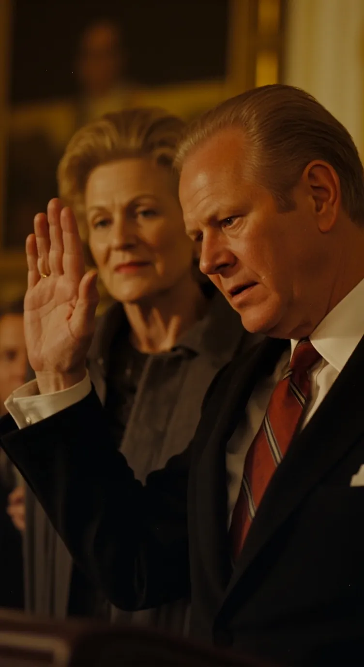 ai character: Gerald R. Ford  background