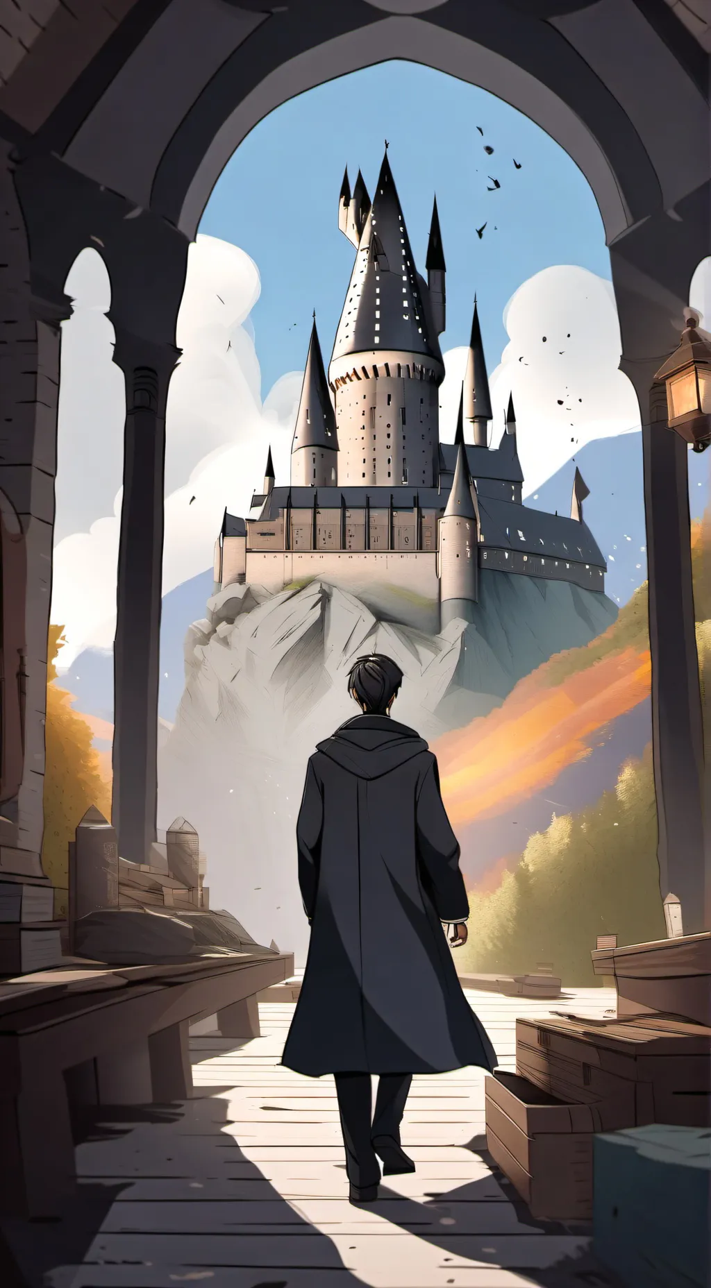 ai character: Slytherin party background