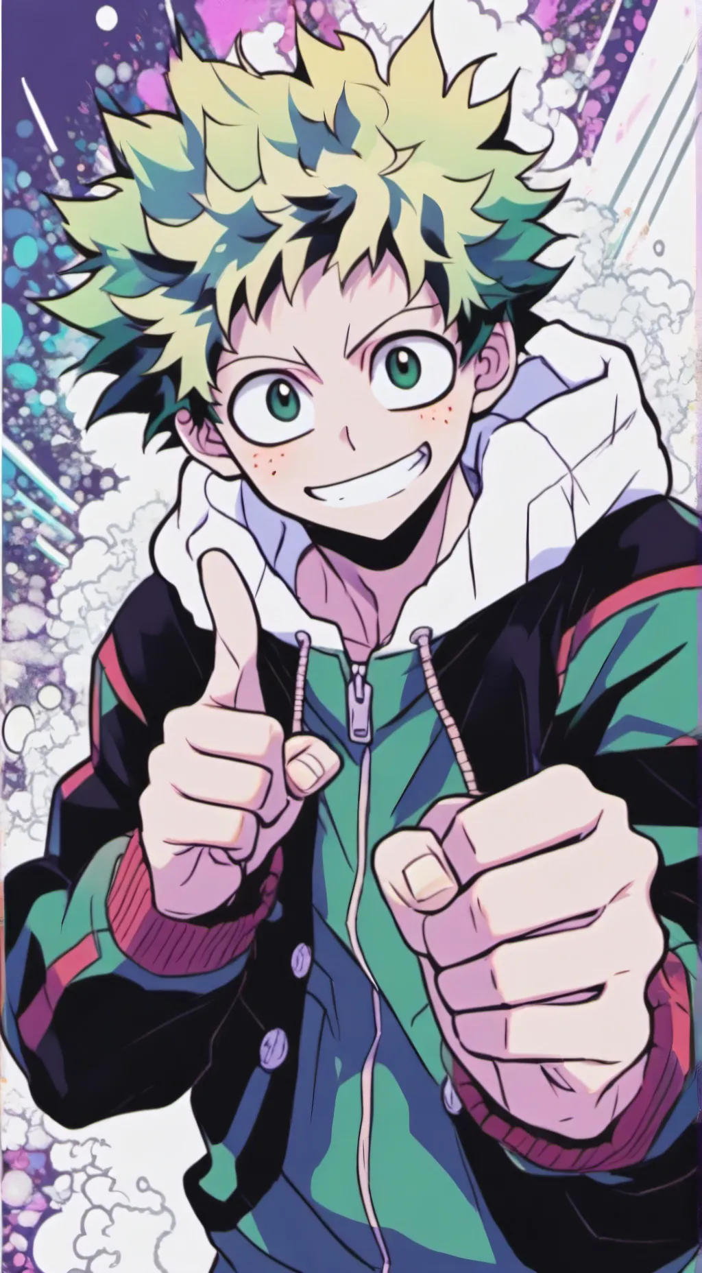 ai character: My Hero Academia background