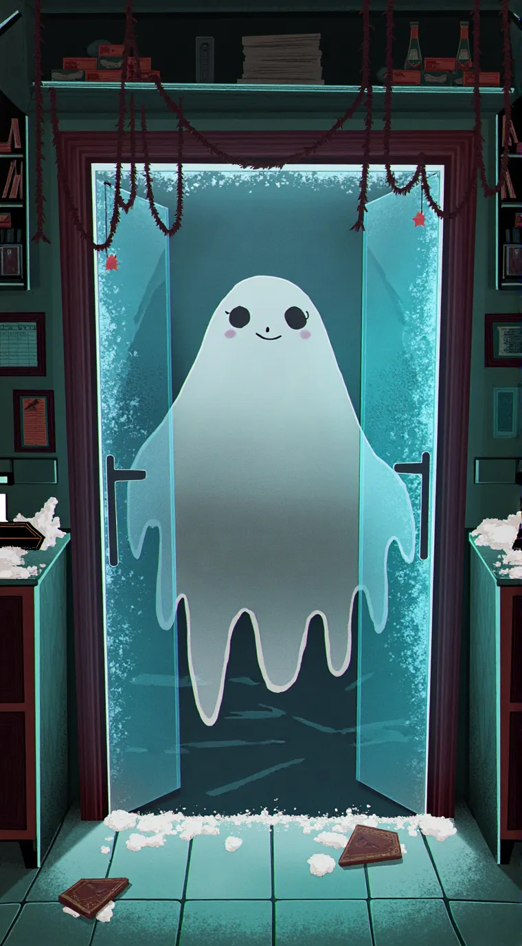 ai character: Shadow milk cookie background